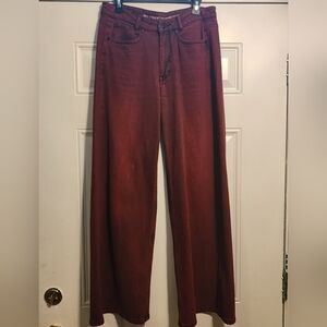 My Essential Wardrobe Wine Denim Jeans Made In Italy